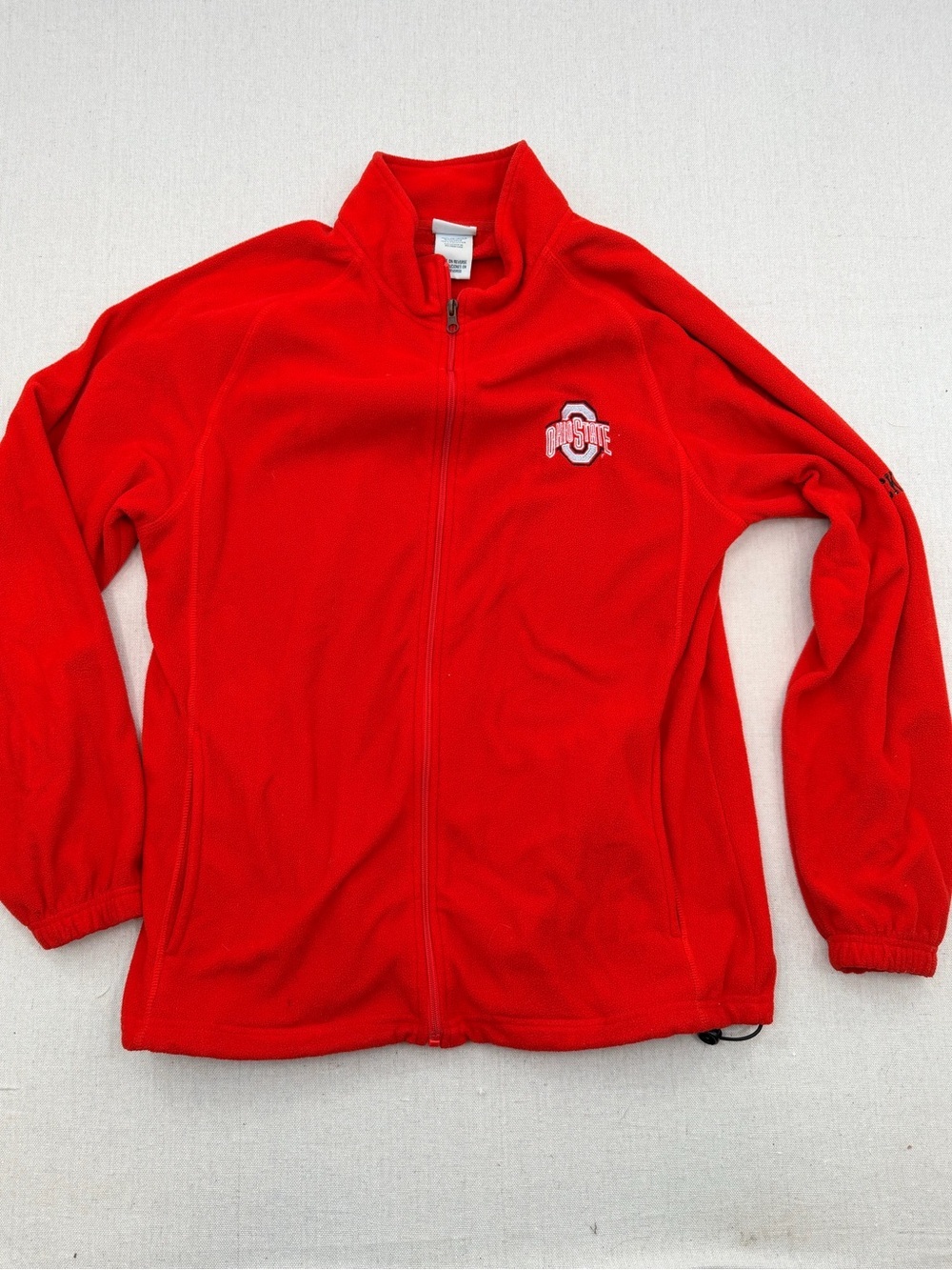 Knights Apparel Ohio State Buckeyes Red Fleece Jacket